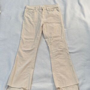 Mother the insider crop “ chalk it up” Jeans size 26